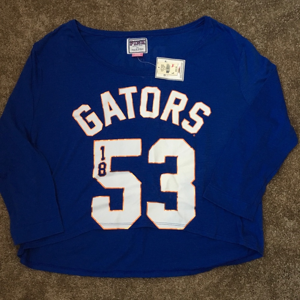 Brand New PINK by VS Florida Gators High-Lo Crop